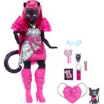 Muñeca Monster High Catty Noir HXH76 Mattel con Mascota y Accesorios