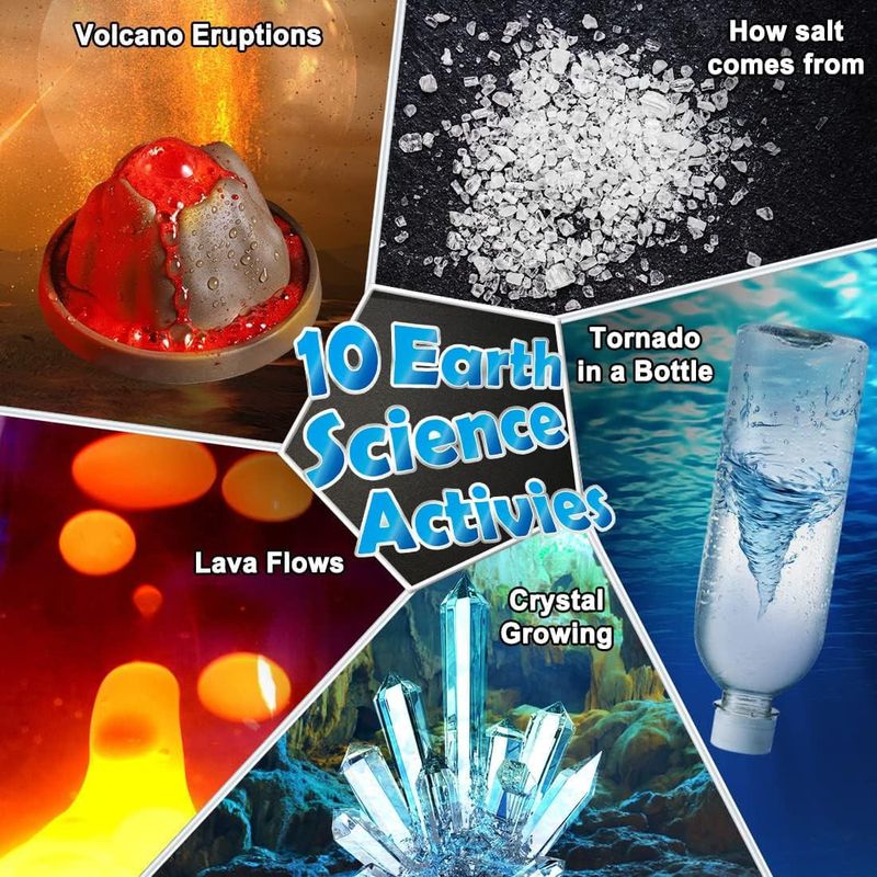 UNGLINGA Kit Experimentos Cientificos 70 Experimentos Modelo HZDZKH030 Juguetes Educativos STEM Niños