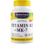Suplemento Vitamina K2 Healthy Origins MK-7 100 mcg 180 Cápsulas Blandas