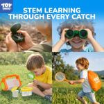 TOY Life Kit Explorador Infantil con Accesorios de Safari Lupa Red Telescopica y Mas para Niños y Niñas de 3 a 12 Años