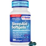 Suplemento Sueño GenCare Difenhidramina 50mg 96 Cápsulas