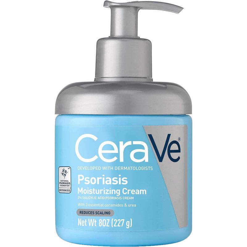Crema Hidratante CeraVe Psoriasis Tratamiento Acido Salicilico 227g