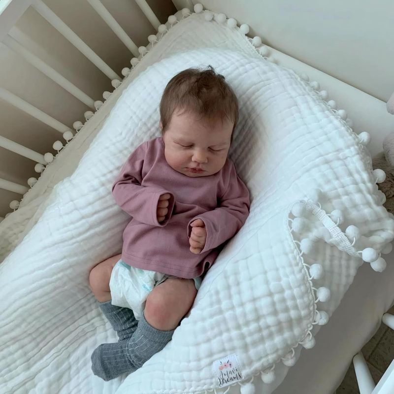 Anano Muñeca Reborn Cuerpo Completo Niño 20 Pulgadas Realista Vinilo Silicona Lavable
