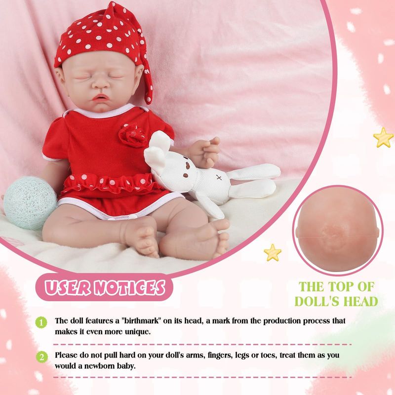 Muñeca Reborn Ivita WG1528 Silicona Realista Niña