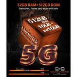Smartphone Resistente 8849PRO Tank 3 Pro 5G 32GB RAM 512GB ROM Proyector Bateria 23800mAh