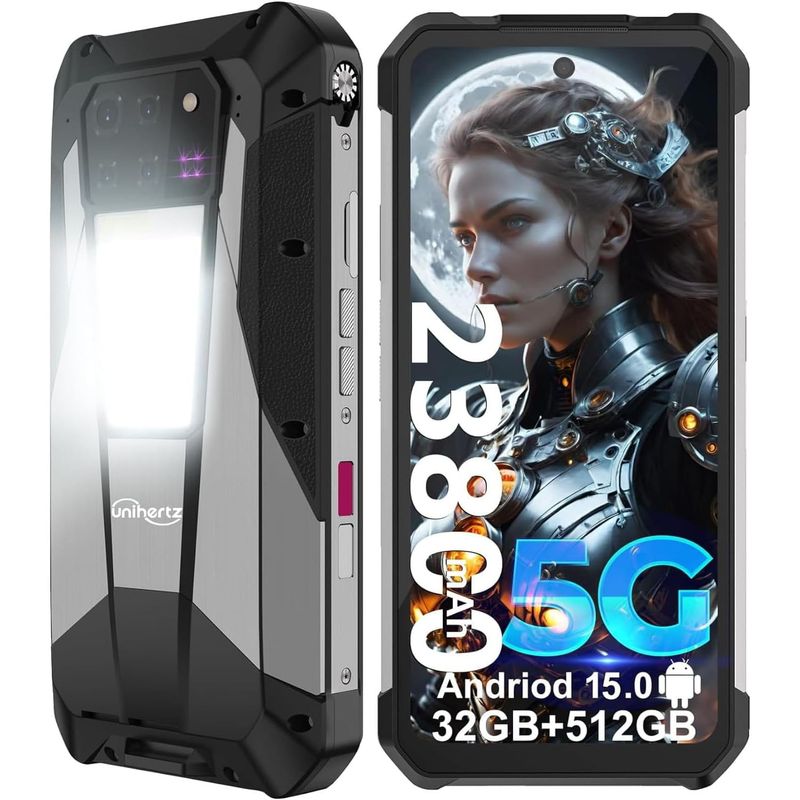 Smartphone Resistente 8849PRO Tank 3 Pro 5G 32GB RAM 512GB ROM Proyector Bateria 23800mAh