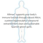 Suplemento de Alicina Allimax Pro 450 mg 100 Cápsulas Vegetarianas