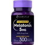 Melatonina Carlyle 5mg 300 Tabletas Disolucion Rapida
