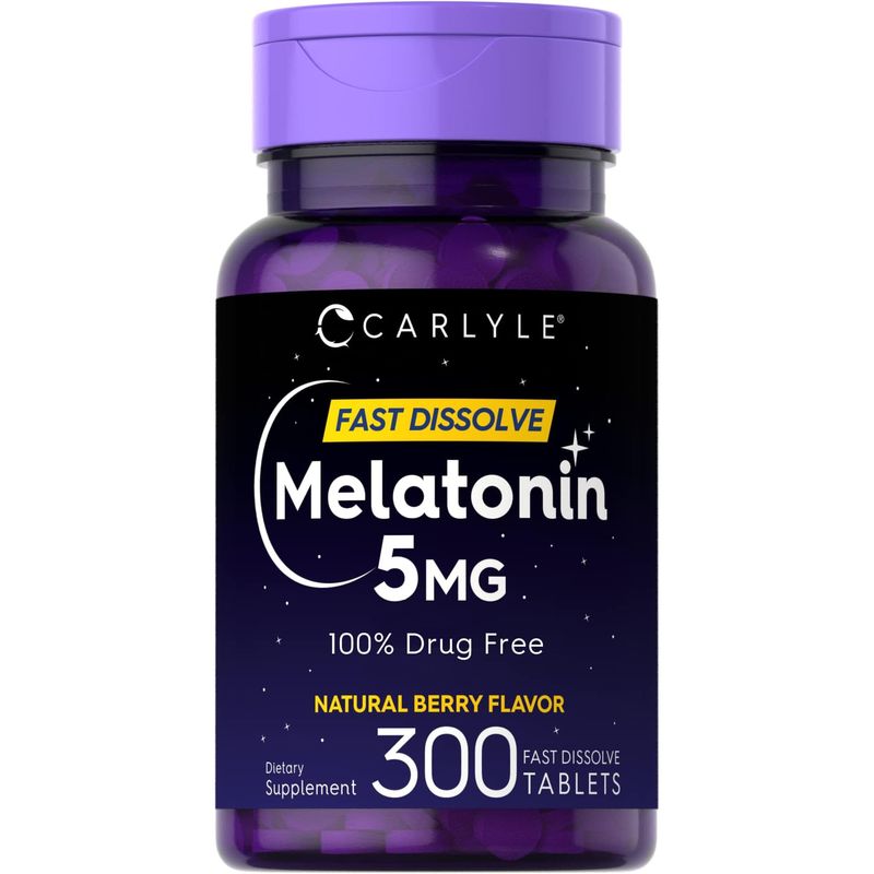 Melatonina Carlyle 5mg 300 Tabletas Disolucion Rapida