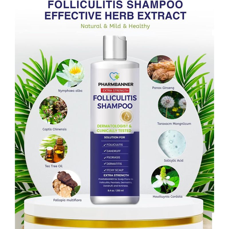 Shampoo Antifúngico Pharmbanner Foliculitis 250ml