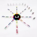 Juego De Domino Tren Mexicano JOYOUSLIFE DO-NU Doble 12 Numerico 91 Fichas Con Estuche De Aluminio