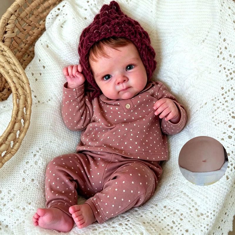 Muñeca Bebe Reborn Anano Bettie 01 Silicona Cuerpo Completo Con Accesorios 45cm