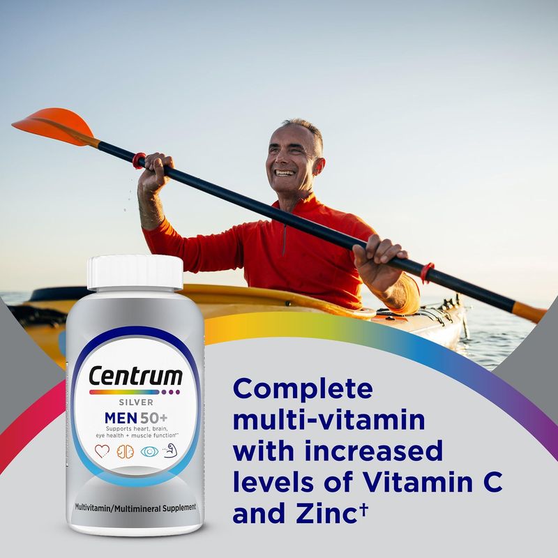 Multivitamínico Centrum Silver Men 50 Plus 200 Tabletas