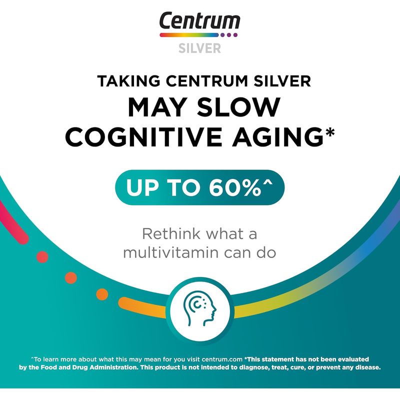 Multivitamínico Centrum Silver Men 50 Plus 200 Tabletas