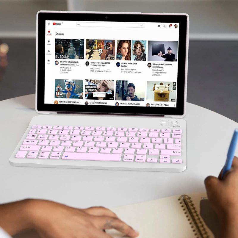 Tablet 2 En 1 NOVOJOY NVYQ10S2IN1 10.1 Pulgadas 32GB 4GB RAM Con Teclado Y Mouse