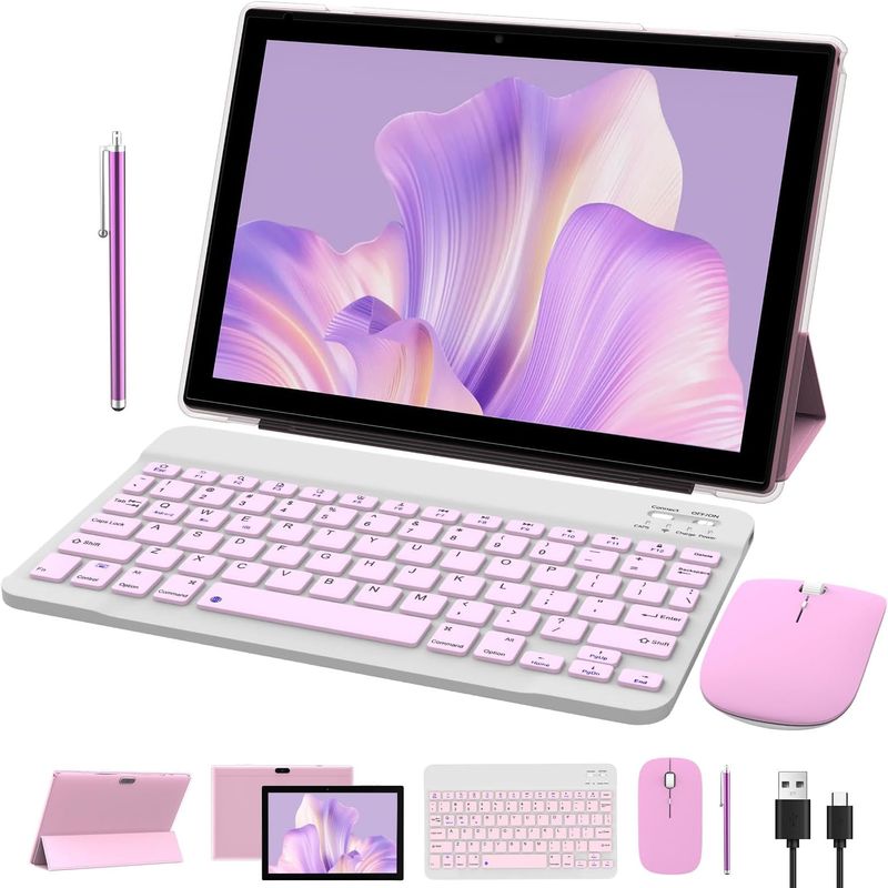 Tablet 2 En 1 NOVOJOY NVYQ10S2IN1 10.1 Pulgadas 32GB 4GB RAM Con Teclado Y Mouse