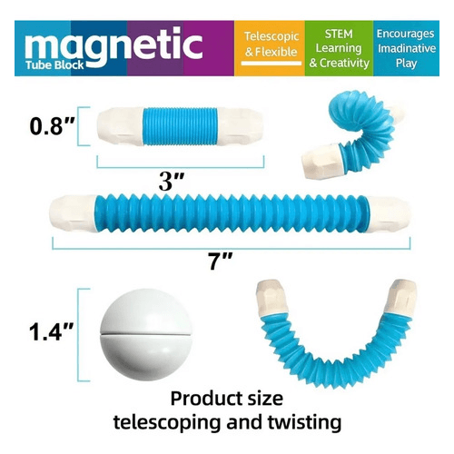 Palitos Magneticos Flexibles Bloques Para Armar
