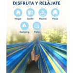 Hamaca Para Camping Paraguaya Con Bolso Premium