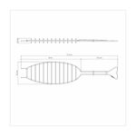 Parrilla Tramontina de Acero Inoxidable 71,3 x 16,5 cm