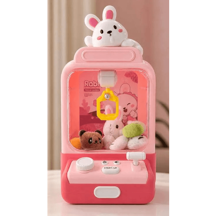 Máquina Atrapa Peluches Conejo Sonidos Niños