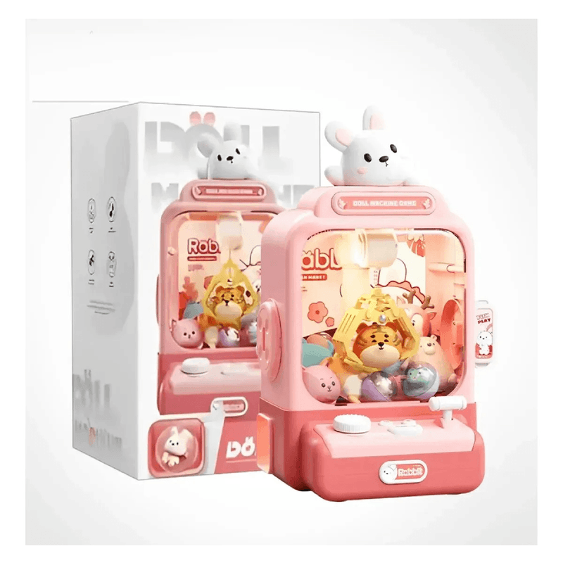 Máquina Atrapa Peluches Conejo Sonidos Niños