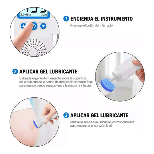 Doppler Portátil Para Detectar La Frecuencia Cardíaca Fetal