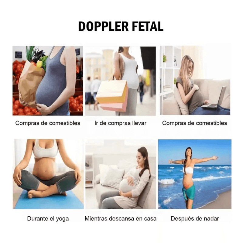 Doppler Portátil Para Detectar La Frecuencia Cardíaca Fetal