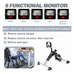 Pedalera Home Fitness Con Pantalla Lcd