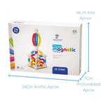 Juego Palitos Magneticos Flexibles 36 Piezas