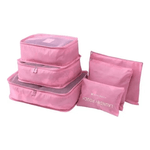 Set Organizador De Ropa X6 Para Valijas