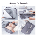 Set Organizador De Ropa X6 Para Valijas