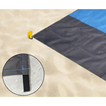 Lona Manta Playera Estaca Grande Resistente Picnic Mar Agua