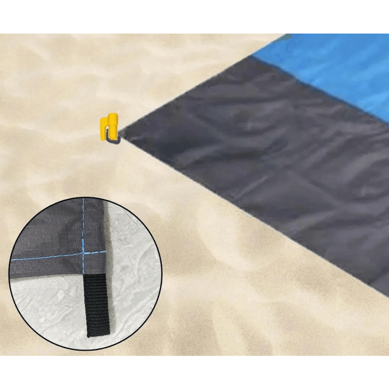 Lona Manta Playera Estaca Grande Resistente Picnic Mar Agua