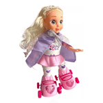 Muñeca Patinadora Luces Y Sonido Juguetes Musical