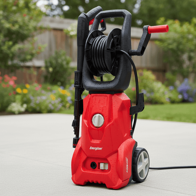 Hidrolavadora Eléctrica Energizer Alta Presión 1600w Rojo 50