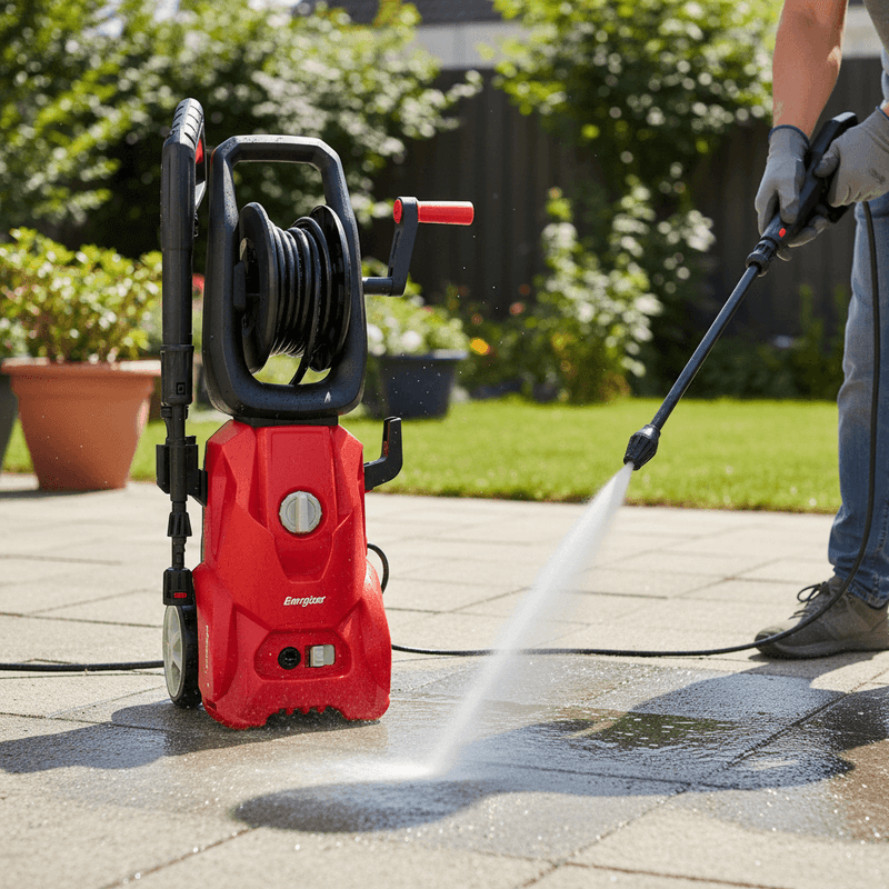 Hidrolavadora Eléctrica Energizer Alta Presión 1600w Rojo 50