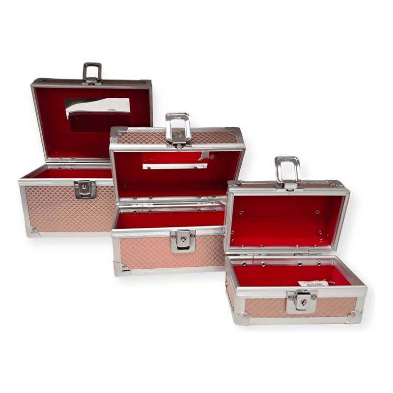 Estuche Organizador De Maquillaje Set Por 3 Maletines configurable