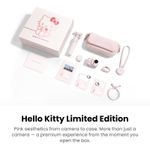 Cámara de Acción Insta360 GO Ultra Hello Kitty Edition 4K Sensor 1/1.28 Pulgadas Pantalla 2.49 Pulgadas Sakura Pink