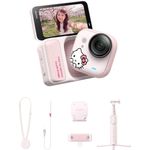 Cámara de Acción Insta360 GO Ultra Hello Kitty Edition 4K Sensor 1/1.28 Pulgadas Pantalla 2.49 Pulgadas Sakura Pink