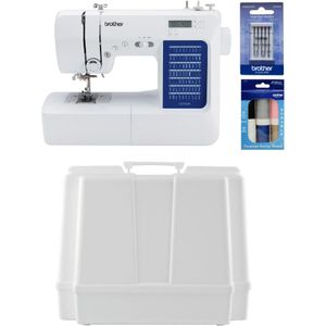 Máquina de Coser y Acolchar Brother CS7000X Computarizada con Estuche Rígido e Hilos