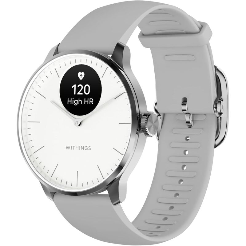 Reloj Inteligente Hibrido Withings ScanWatch Light Monitoreo Salud Frecuencia Cardiaca y Sueño