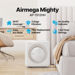 Purificador de Aire Coway Mighty AP-1512HH(W) Filtro HEPA Sensor de Calidad Blanco