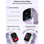 Smartwatch LODIMEKE IDW26 para Mujer Hombre Android iPhone 183 Pulgadas HD Pantalla 2 Correas Intercambiables Monitor Ritmo Cardiaco SpO2 Sueño Estrés