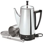 Cafetera Electrica Percoladora Presto 02811 Acero Inoxidable 12 Tazas 800W