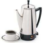 Cafetera Electrica Percoladora Presto 02811 Acero Inoxidable 12 Tazas 800W