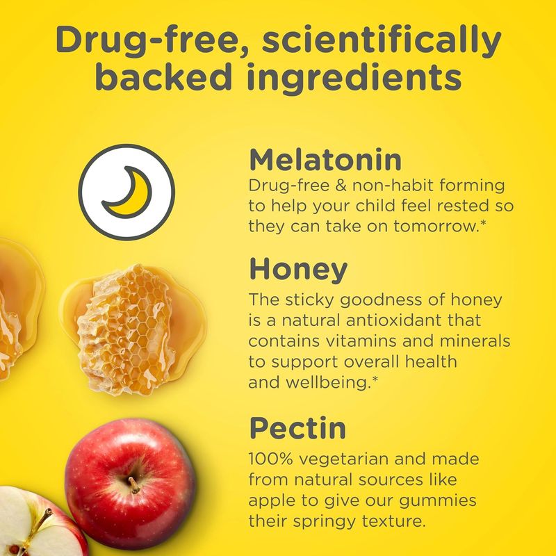 Gomitas de Melatonina para Niños Zarbees Childrens Sleep 1mg 90 Unidades