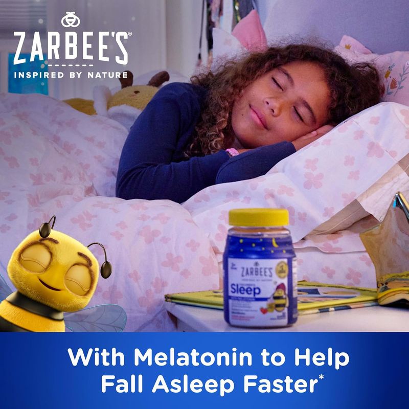 Gomitas de Melatonina para Niños Zarbees Childrens Sleep 1mg 90 Unidades
