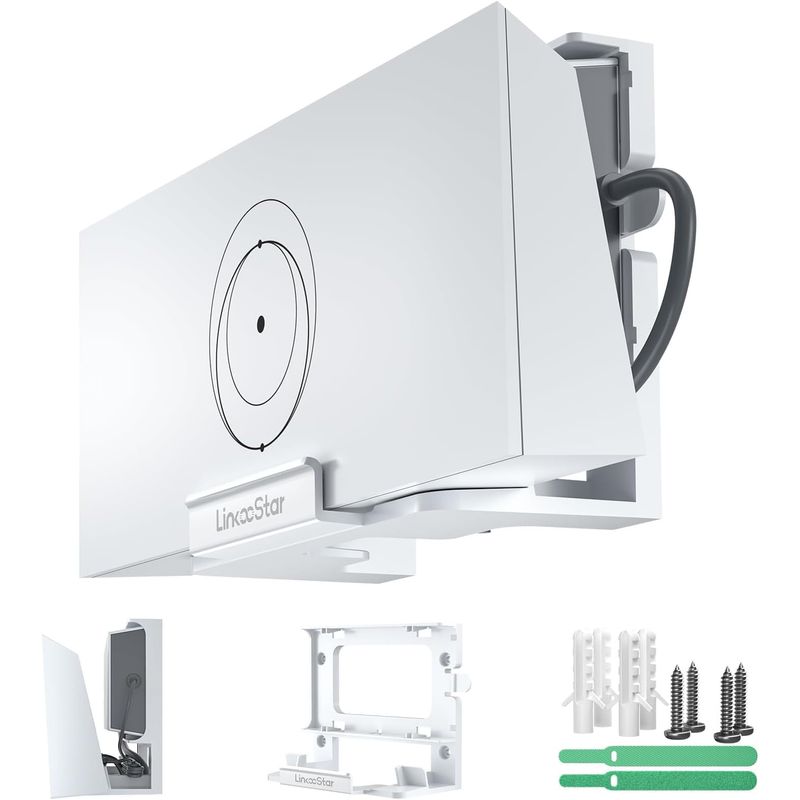 FONKEN Soporte Router Starlink Gen 3 Fuente Alimentacion Montaje Pared Escritorio LM3C