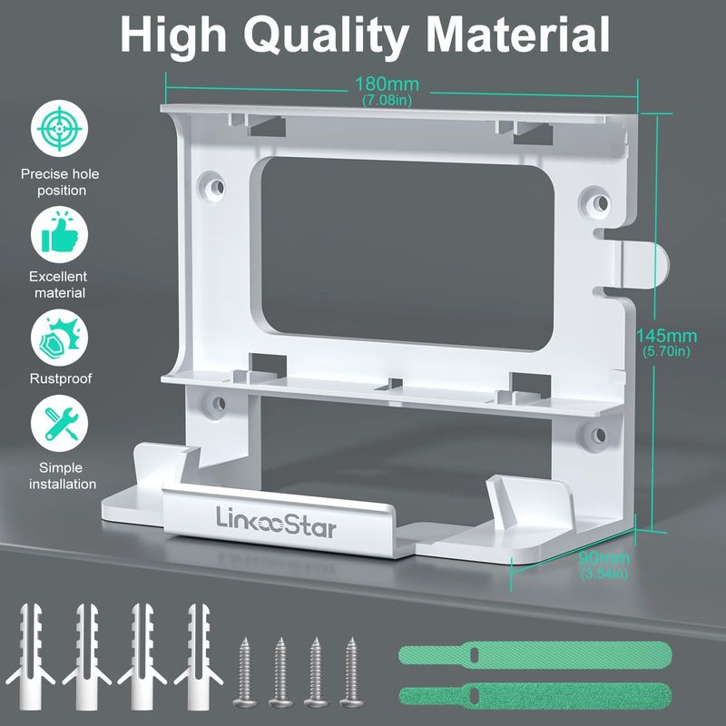 FONKEN Soporte Router Starlink Gen 3 Fuente Alimentacion Montaje Pared Escritorio LM3C