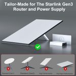 FONKEN Soporte Router Starlink Gen 3 Fuente Alimentacion Montaje Pared Escritorio LM3C